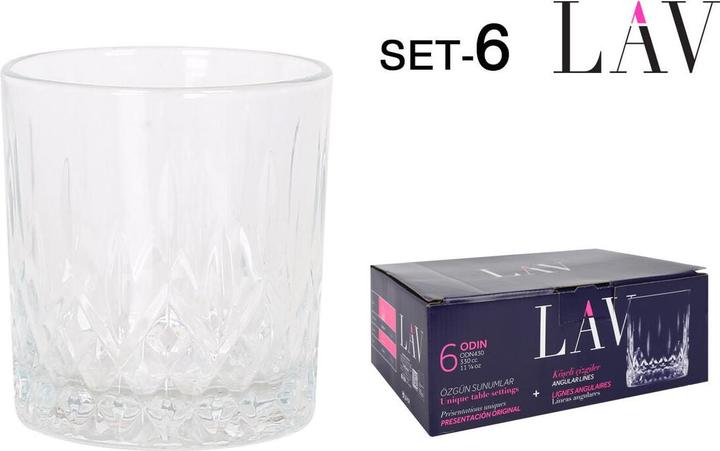 LAV set di 6 bicchieri 330ccm odin (0.33 l, 6 x)
