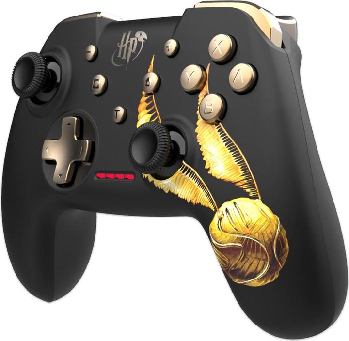 Image du produit Freaks and Geeks Harry Potter - Manette Sans Fil pour Nintendo Switch - Modèle Vif d'Or - Noire - Câble 1M (PC, Switch, Switch OLED)