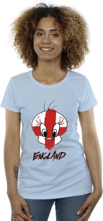Image du produit Looney Tunes - T-shirt TWEETY ENGLAND FACE - Femme (L)