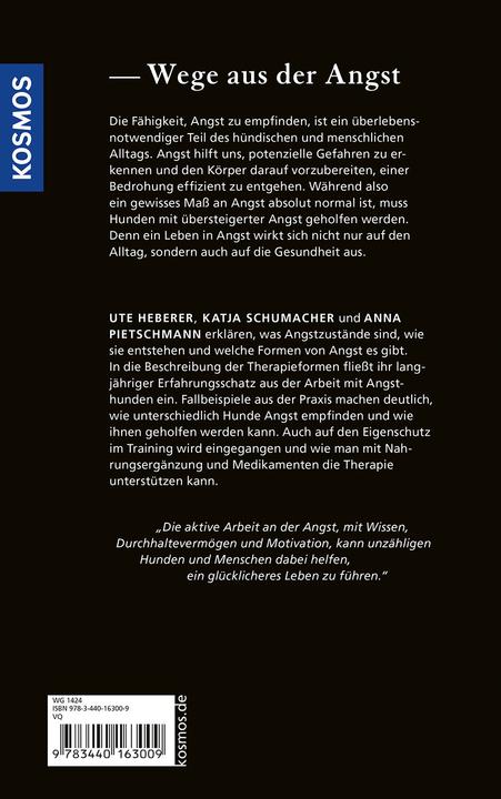 Produktbild Kosmos Angst beim Hund (Deutsch, Katja Schumacher, Pietschmann, Anna Ute Heberer, 2024)