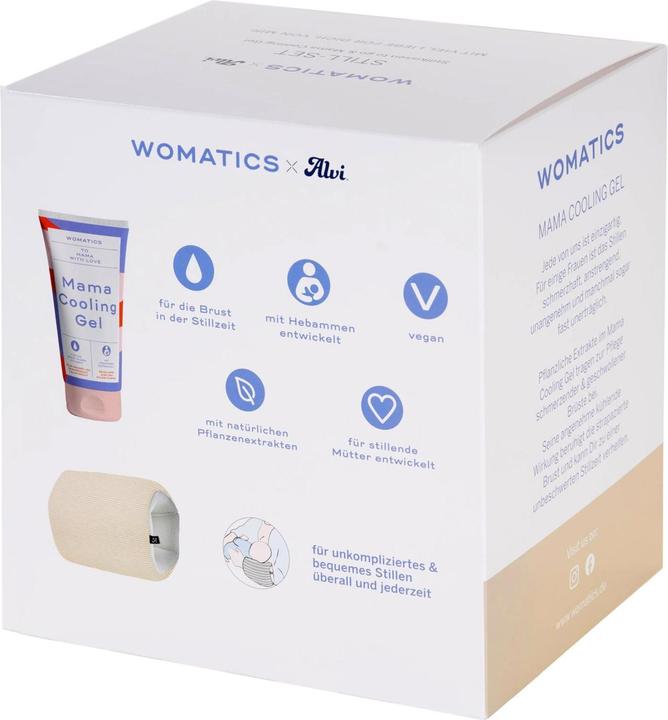 Image du produit Womatics Pommade pour mamelons Mama Cooling Gel + Alvi Coussinet d'allaitement 150 ml