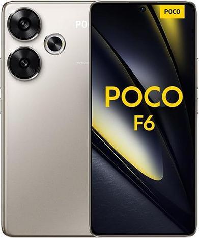 Xiaomi Poco F6 (256 GB, Titanium, 6.67", Dual SIM, 50 Mpx, 5G)