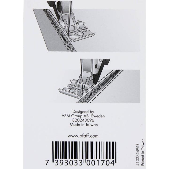 Produktbild Pfaff Reissverschlussfuss fuer IDT für Gruppe D E G J K* L für IDT™-System, K* ausser SMARTER BY ™ 26
