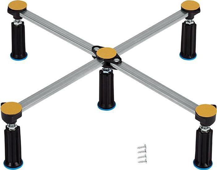 Poresta Systems Ferroplast Pied de receveur de douche D5 S Plage de réglage en hauteur 125-185mm