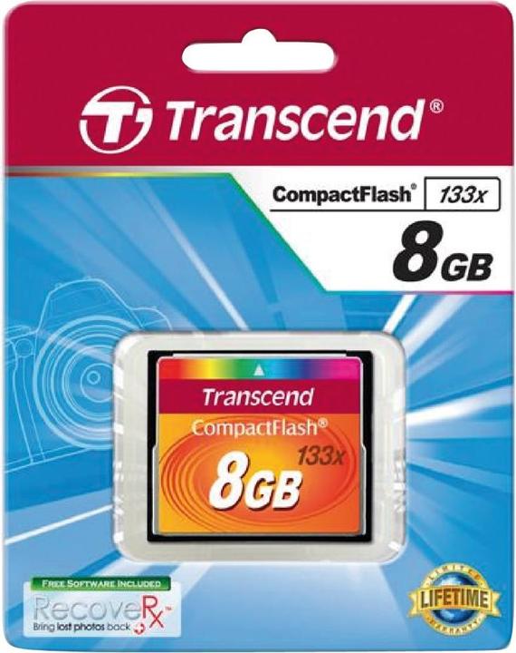 Immagine prodotto Transcend ultra velocità (8 GB, CF, U1, UHS-III)