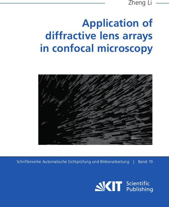 Image du produit Application of diffractive lens arrays in confocal microscopy (Allemand, Zheng Li, 2022)