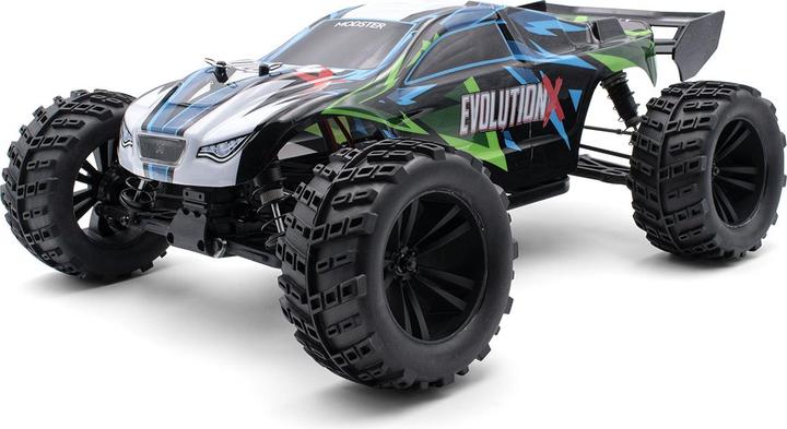 Immagine prodotto Modster Evolution X Monster Truck senza spazzole 1/10 RTR 4WD (RTR pronto all'uso)