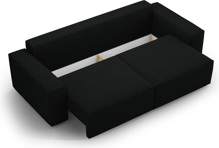 Immagine prodotto Micadoni Divano in bouclé con funzione letto e box, "Jodie", 3 posti, 247x107x86 Realizzato in Europa (2 posti, 3 posti, 4 posti)
