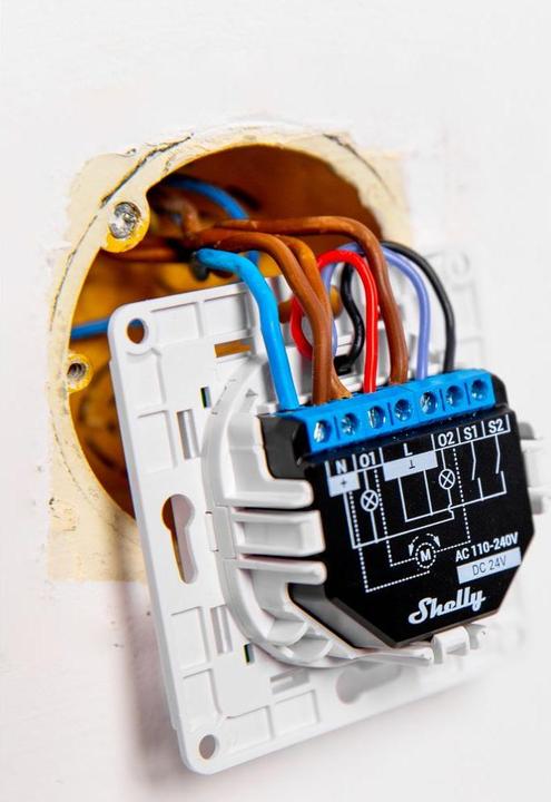 Actual product image Shelly Plus 2PM (Switch actuator)