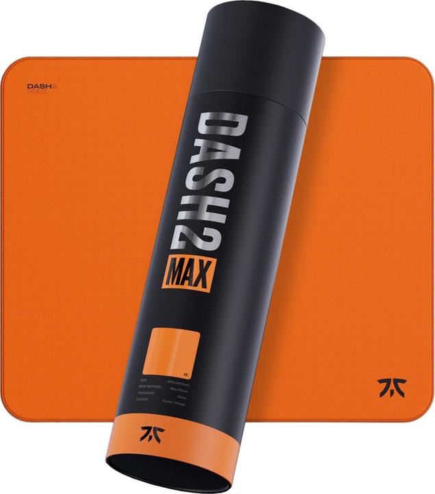 Actual product image Fnatic MAX Dash L Pro Gaming Mouse Mat, Sunset Orange Textured Cloth Speed Surface, Water Resistant (L)