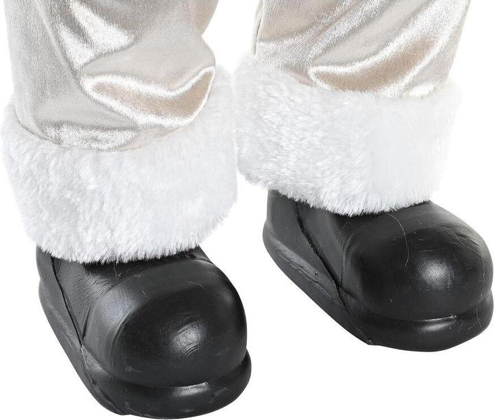 Actual product image DKD Home Decor Dekoration Weihnachtsmann Grau PVC 37 x 20 x 60 cm