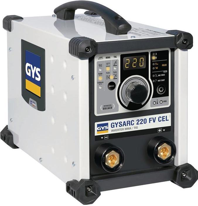 Image du produit GYS Soudeuse à électrodes ARC 220 FV CEL avec accessoires 10-220 A