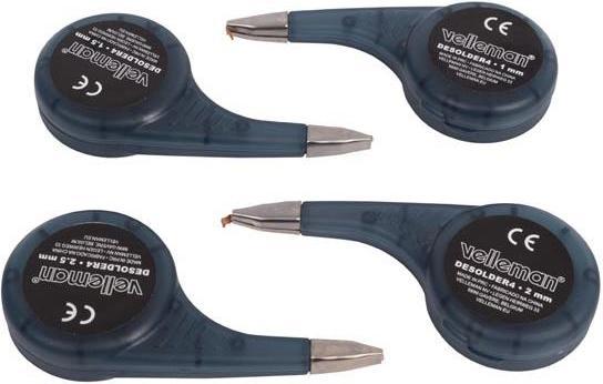 Image du produit Velleman Distributeur De Tresse à Dessouder - 4 pcs (Mèche à souder)