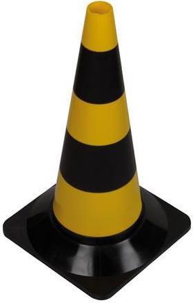 Actual product image Velleman YELLOW/BLACK CONE - 50 cm