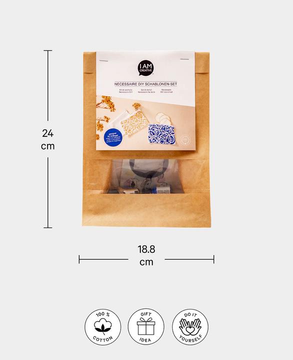 Actual product image I Am Creative Necessaire DIY stencil set