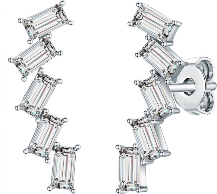 Produktbild Lulu & Jane Damen Messing verziert mit Kristallen von Swarovski® silber - 29313 (Messing)