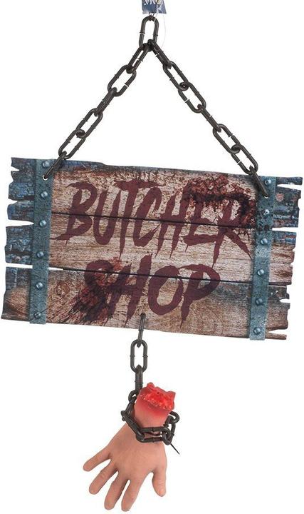 Immagine prodotto Joker Halloween - Insegna di macelleria w. Mano (97048)