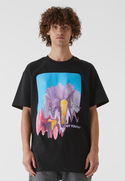Actual product image Lost Youth LY TEE - BLURRED FLOWERS - 159781 (M)
