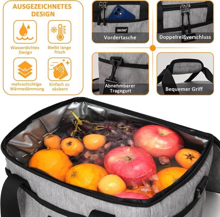 Produktbild Caliyo Faltbare Kühltasche mit Reissverschluss (15 l)