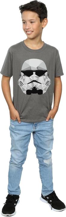 Image du produit Star Wars - T-shirt STORMTROOPER GEOMETRIC HELMET - Garçon (152, 158)