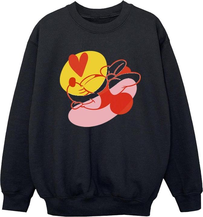 Disney Minnie Mouse Tongue Heart Sweatshirt Jungen