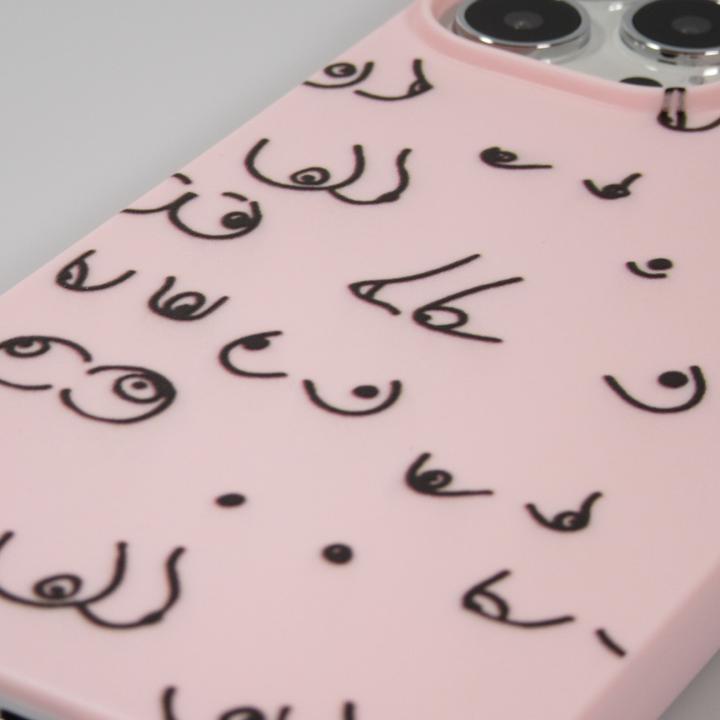 Produktbild PhoneLook Hülle Gummi Cover funny Cartoon Brüste Tattoo (Apple iPhone 13 Pro Max)