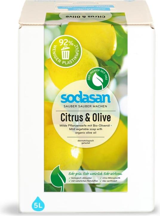 Sodasan Flüssigseife Citrus & Olive - Bag in Box (Flüssigseife, 5000 ml)
