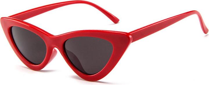 Techsuit - Sunglasses (5040) - for Women, PC Frame and Lens, Triangular - Red