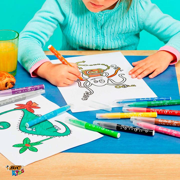 Produktbild Bic Kids Fasermalstifte (Mehrfarbig, 12 x)