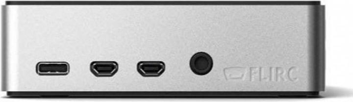Actual product image Flirc Aluminum case for Raspberry Pi 4 with passive cooling