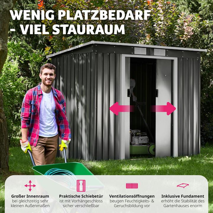 Actual product image tectake Garden shed