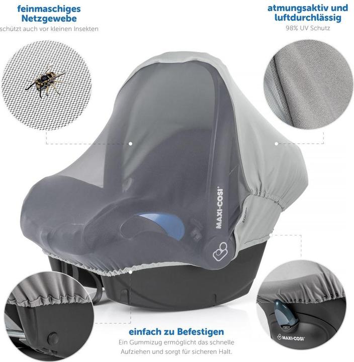 Produktbild Zamboo Sonnenschutz Auto 5-teiliges Komfort- und Schutz-Set für Babyschale mit