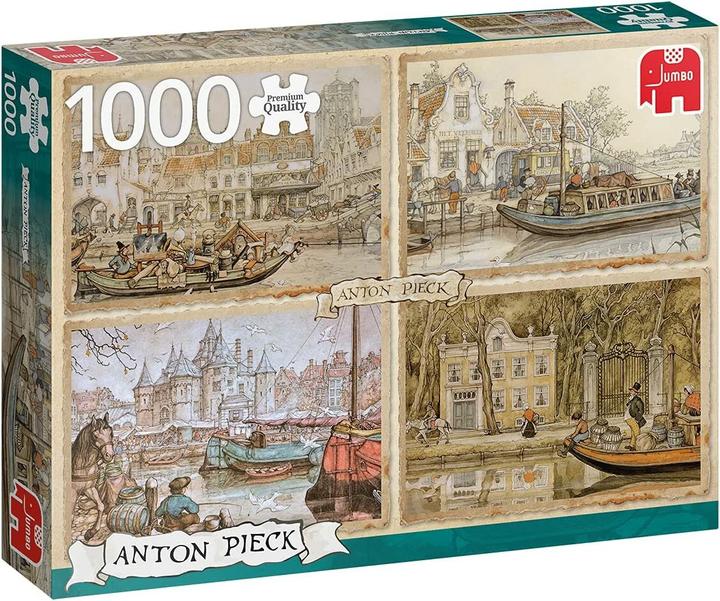 Produktbild Jumbo Premium Collection Kanalboote - 1000 Teile (1000 Teile)