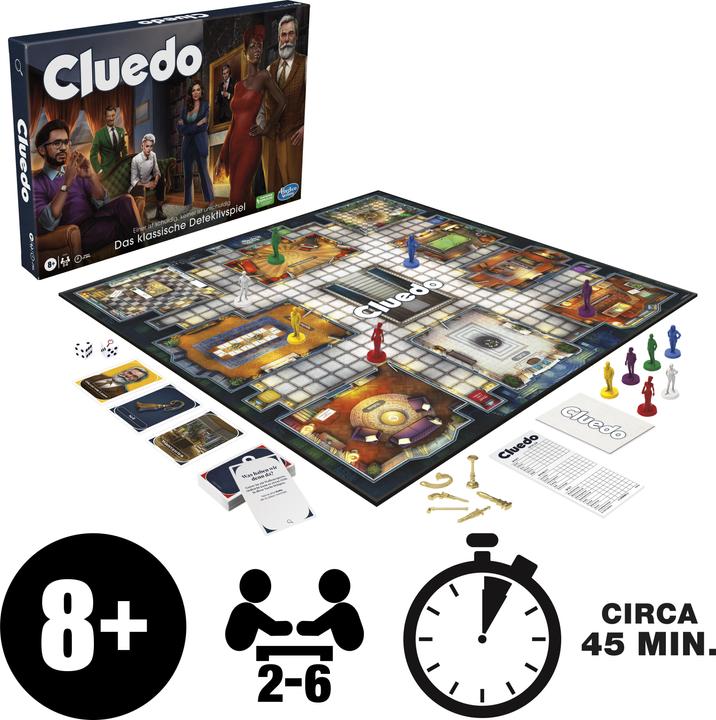 Actual product image Hasbro Gaming Cluedo (German)