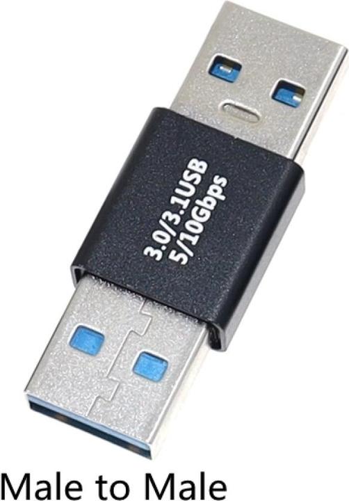 Produktbild PowerGuard USB-A auf USB-A Kupplung Gender Changer (male/male) 10 Gbit/s Daten & Charge (USB 3.1)