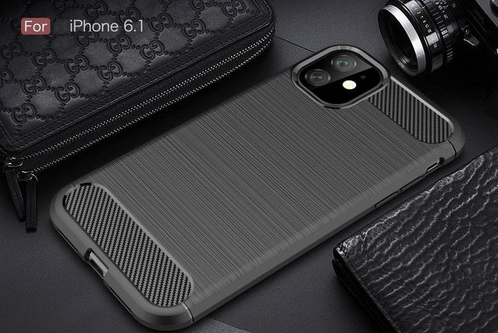 Actual product image Screenguard Carbon Brushed Case (Apple iPhone 11)