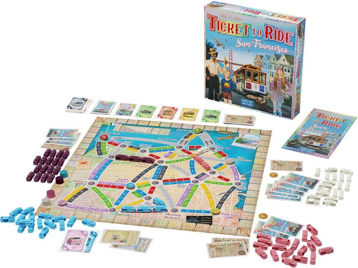 Actual product image Asmodée Ticket to Ride - San Francisco Board Game (Dutch)