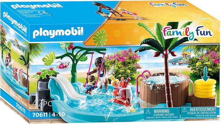 Actual product image Playmobil Children's pool with whirlpool (70611, Playmobil Family Fun)