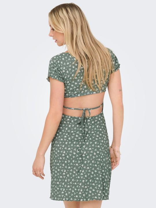 Produktbild Only Normal geschnitten V-Ausschnitt Glockenärmel Midikleid Kleid (XL)