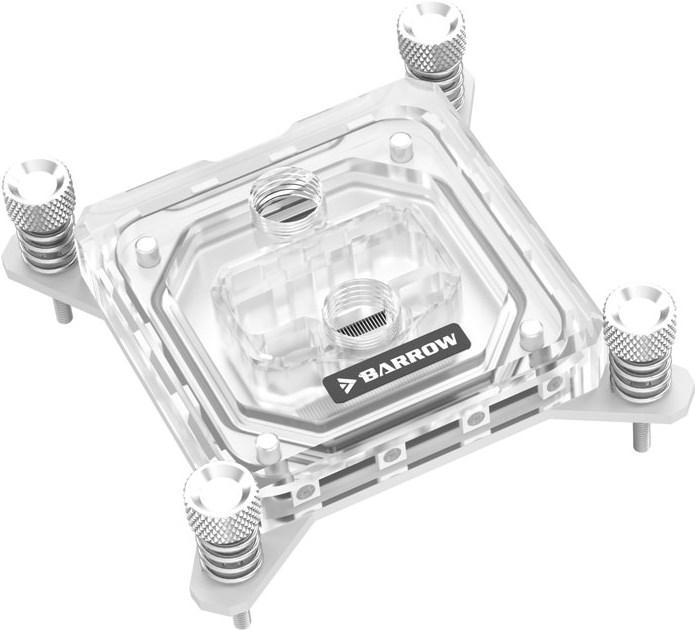 Produktbild Barrow Intel CPU Wasserblock RGB, Acryl - weiss