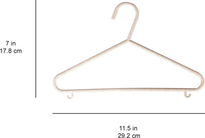 Immagine prodotto 3 Sprouts Appendiabiti in paglia di grano crema (15 x)