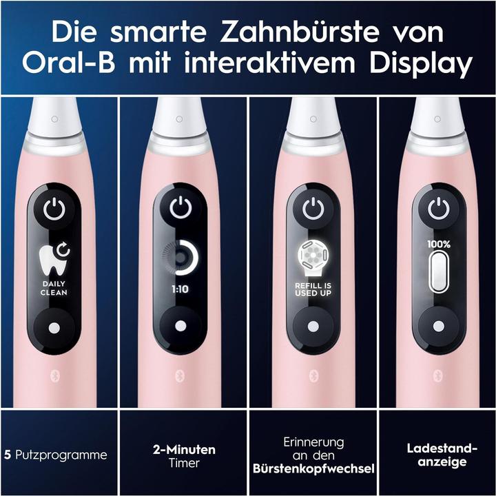 Produktbild Oral-B Elektrische Zahnbürste iO Series6 Pink Sand (Oszillierende Zahnbürste)
