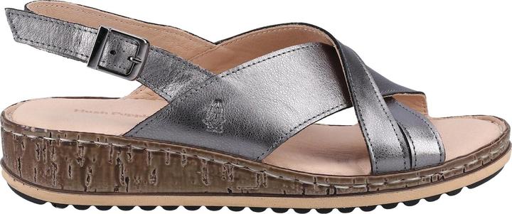 Immagine prodotto Hush Puppies Sandalo Elena con zeppa in pelle (36)