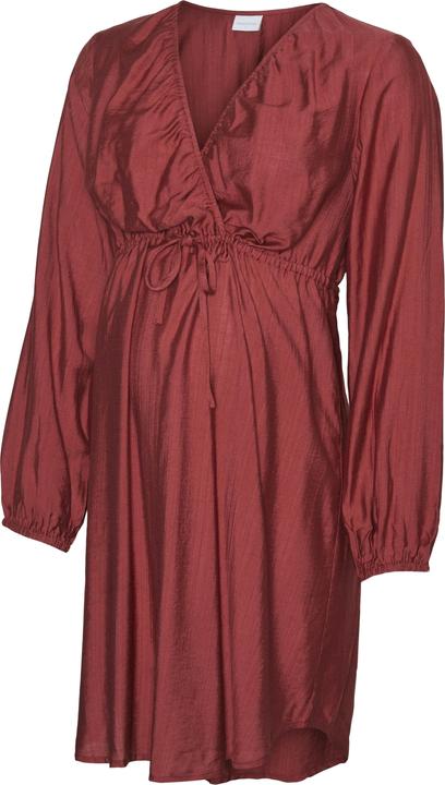 Mamalicious Regular fit V-neck Elasticated cuffs Short dress Dress (M)