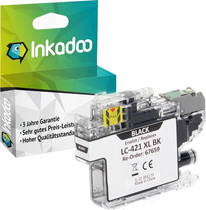 Actual product image Inkadoo Compatible with Brother LC-421 XL (FC)