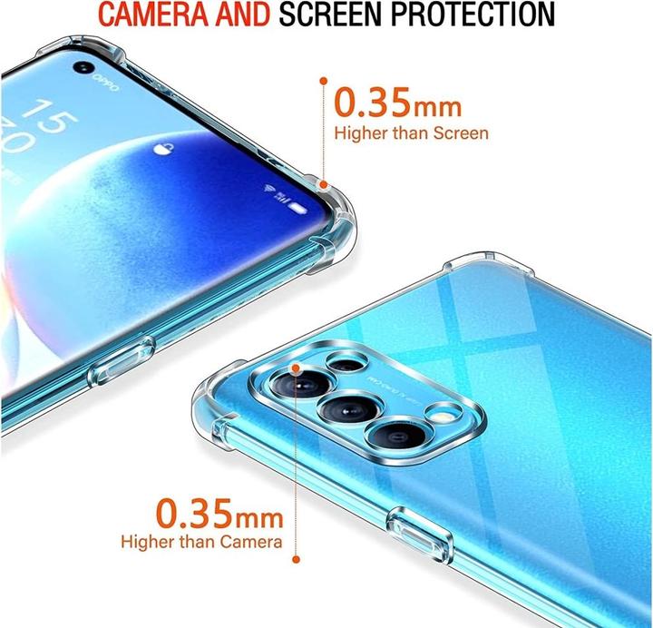 Actual product image Screenguard Oppo Find X3 Lite Case Crystal Soft Airbag Bumper (Oppo Find X3 Lite)