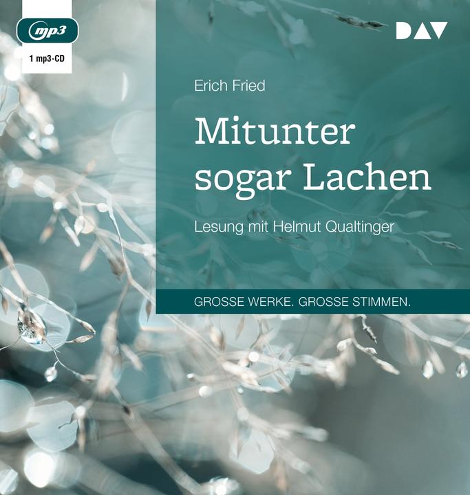 Produktbild Mitunter sogar Lachen (Erich Fried, Deutsch)