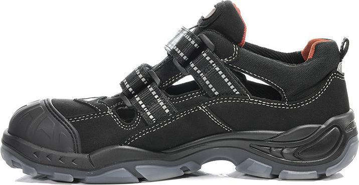 Actual product image Elten Men's S1P safety sandals "SCOTT PRO ESD" black size 40 (S1P, 40)