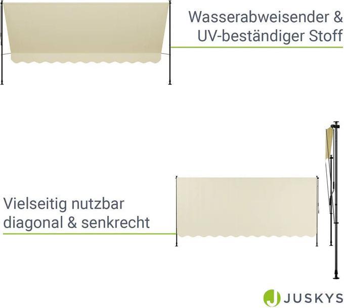 Actual product image Juskys Klemmmarkise Kapstadt (4 m)