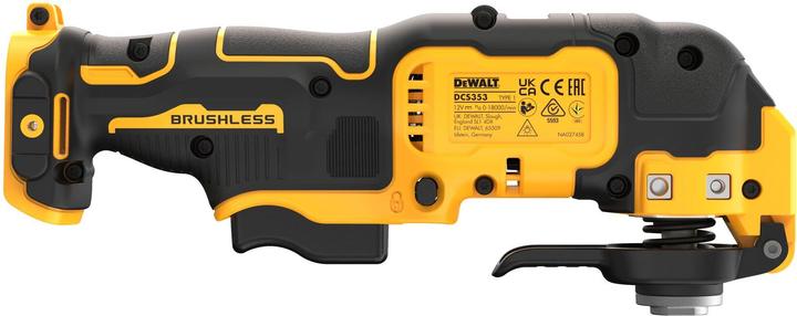 Actual product image DeWalt 12 Volt oscillating cordless multitool basic version DCS353NTXJ